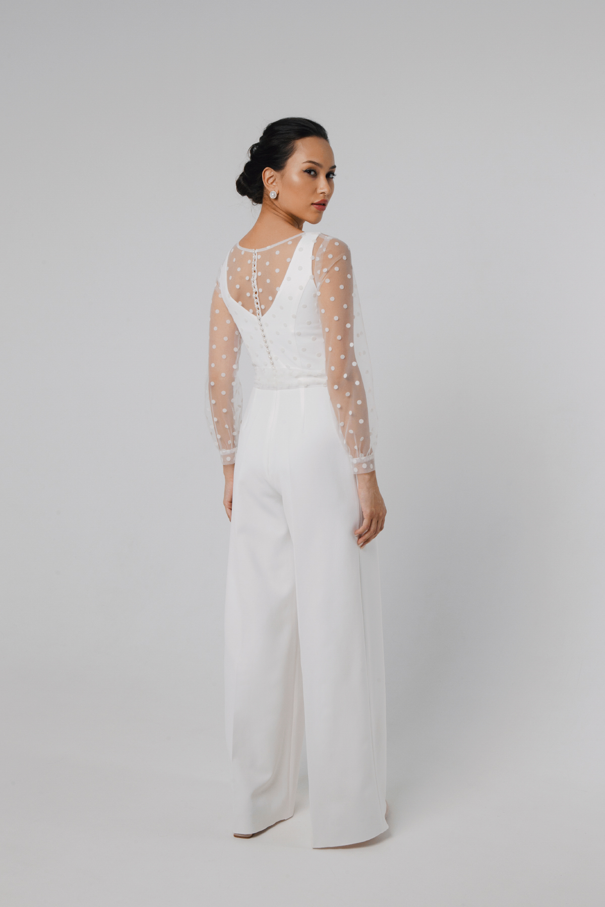 White jumpsuit for wedding